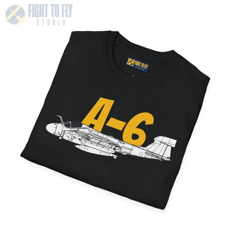 A-6 Side Profile T-Shirt – All-Weather Navy Attack Jet Tee - Pilot gifts - WWII warbird t-shirt