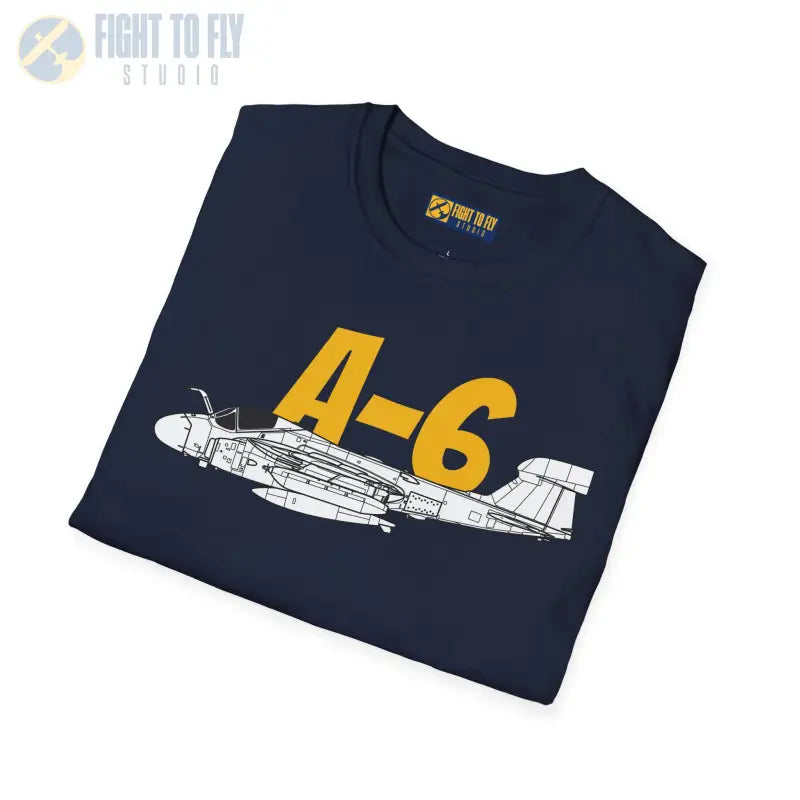 A-6 Side Profile T-Shirt – All-Weather Navy Attack Jet Tee - Pilot gifts - WWII warbird t-shirt