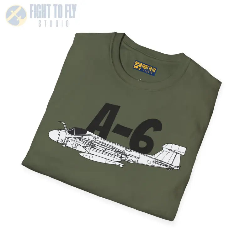 A-6 Side Profile T-Shirt – All-Weather Navy Attack Jet Tee - Pilot gifts - WWII warbird t-shirt