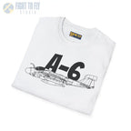 A-6 Intruder Side Profile T-Shirt - Pilot gifts - WWII warbird t-shirt