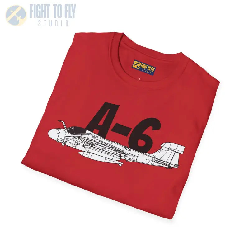 A-6 Side Profile T-Shirt – All-Weather Navy Attack Jet Tee - Pilot gifts - WWII warbird t-shirt