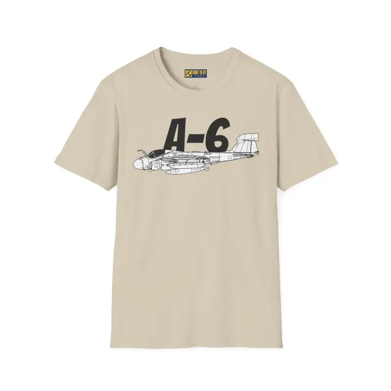 A-6 Side Profile T-Shirt – All-Weather Navy Attack Jet Tee - Pilot gifts - WWII warbird t-shirt
