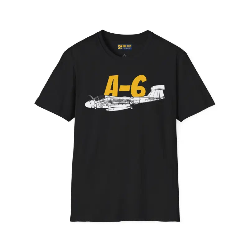 A-6 Side Profile T-Shirt – All-Weather Navy Attack Jet Tee - Pilot gifts - WWII warbird t-shirt