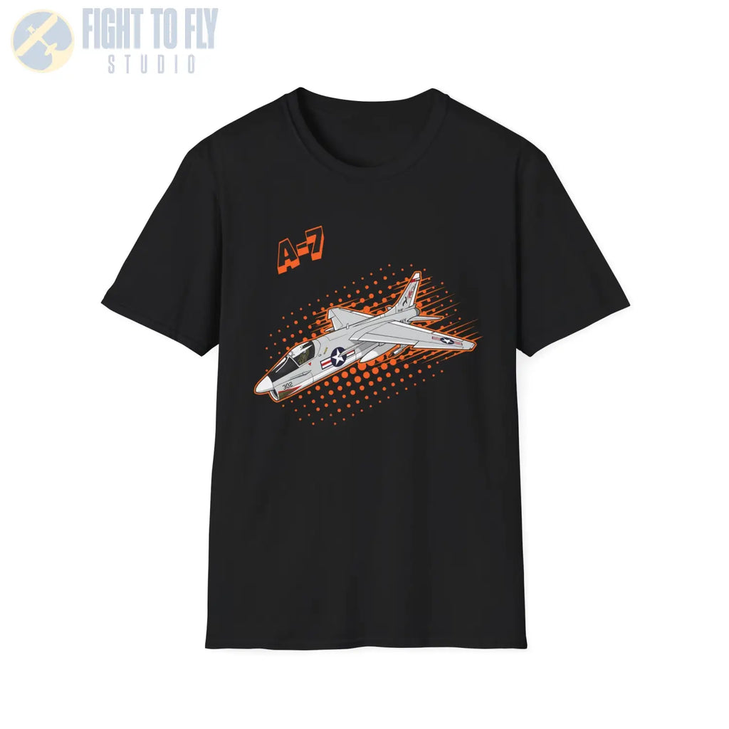 A-7 Corsair II Comic Style T-Shirt - Pilot gifts - WWII warbird t-shirt