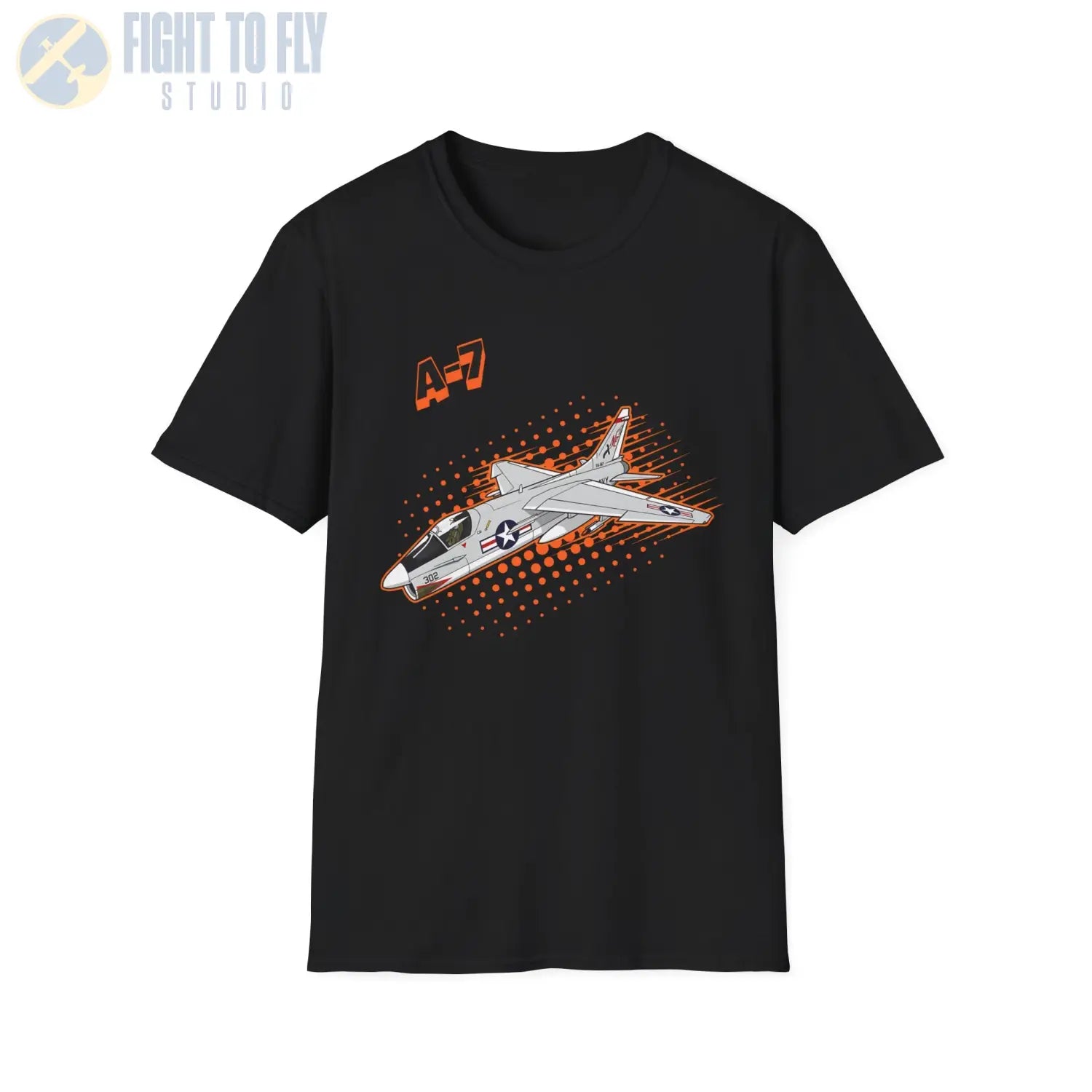 A-7 Corsair II Comic Style T-Shirt - Pilot gifts - WWII warbird t-shirt