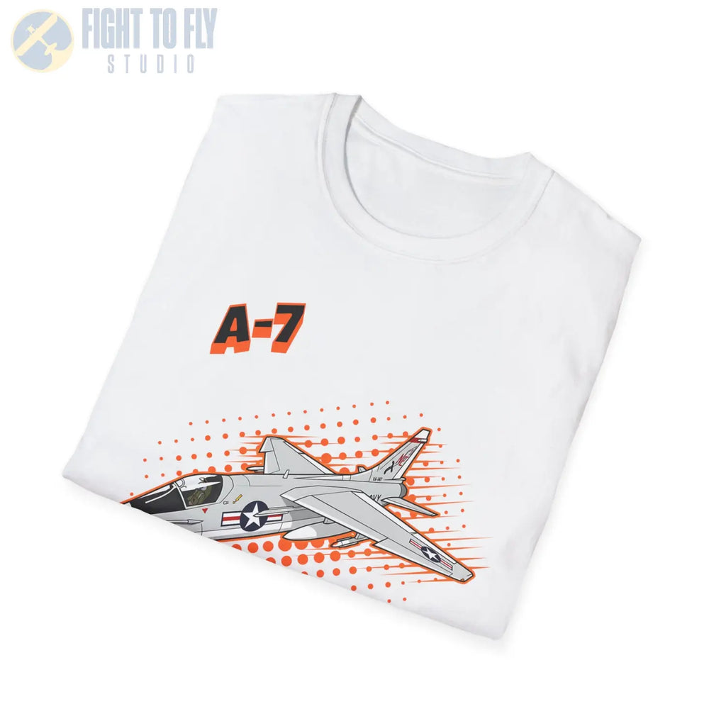 A-7 Corsair II Comic Style T-Shirt - Pilot gifts - WWII warbird t-shirt