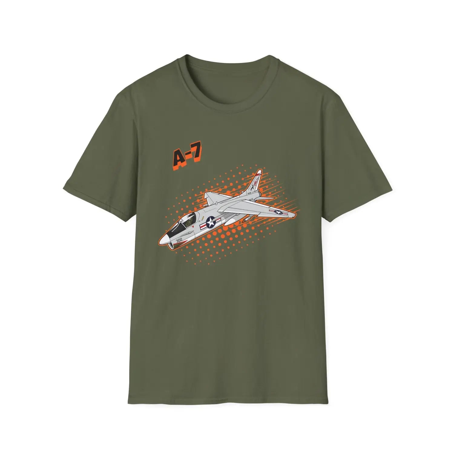A-7 Corsair II Comic Style T-Shirt - Pilot gifts - WWII warbird t-shirt