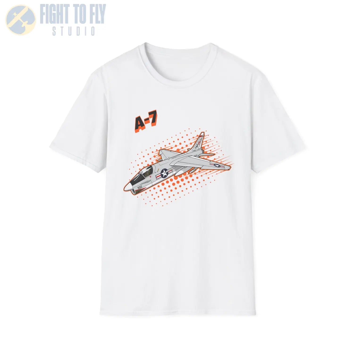 A-7 Corsair II Comic Style T-Shirt - Pilot gifts - WWII warbird t-shirt