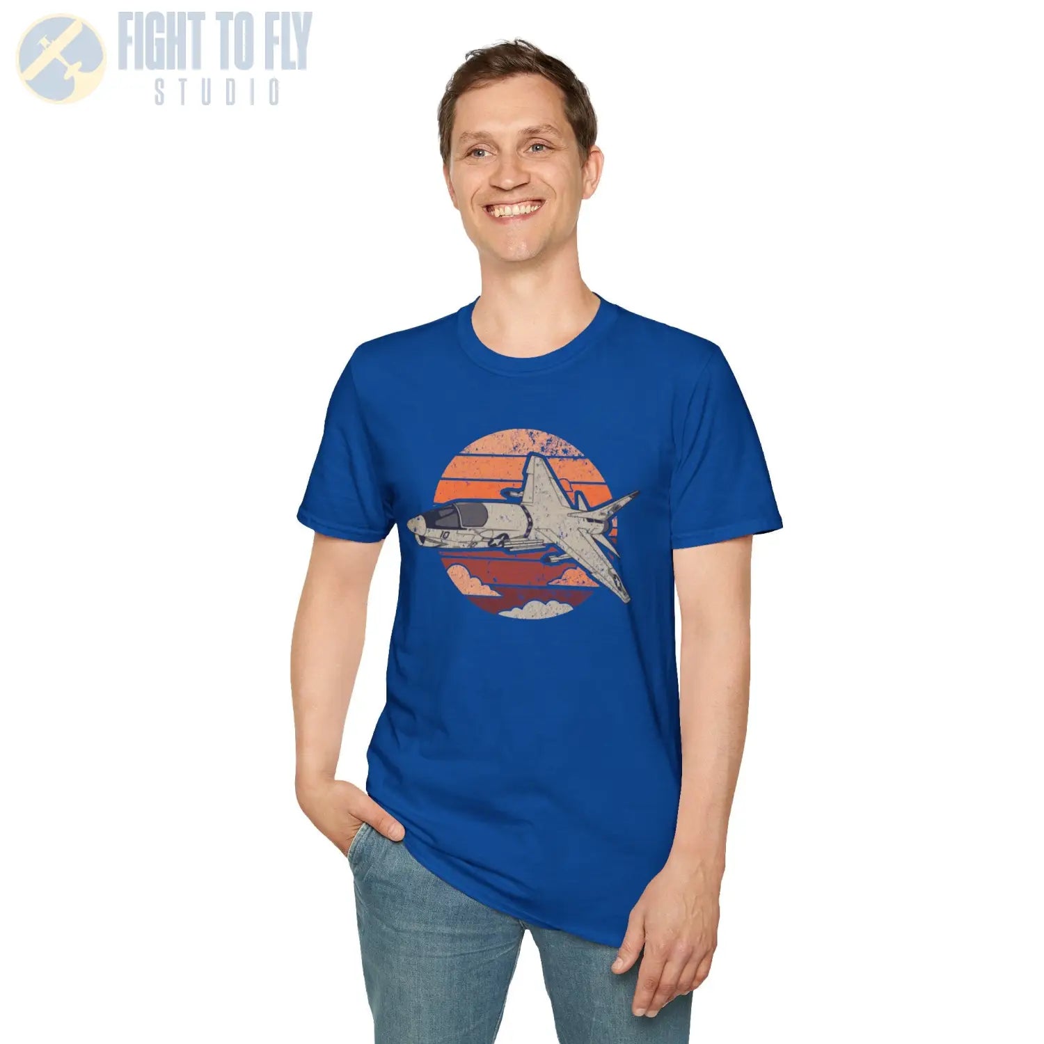 A-7 Corsair II Retro T-Shirt - Pilot gifts - WWII warbird t-shirt