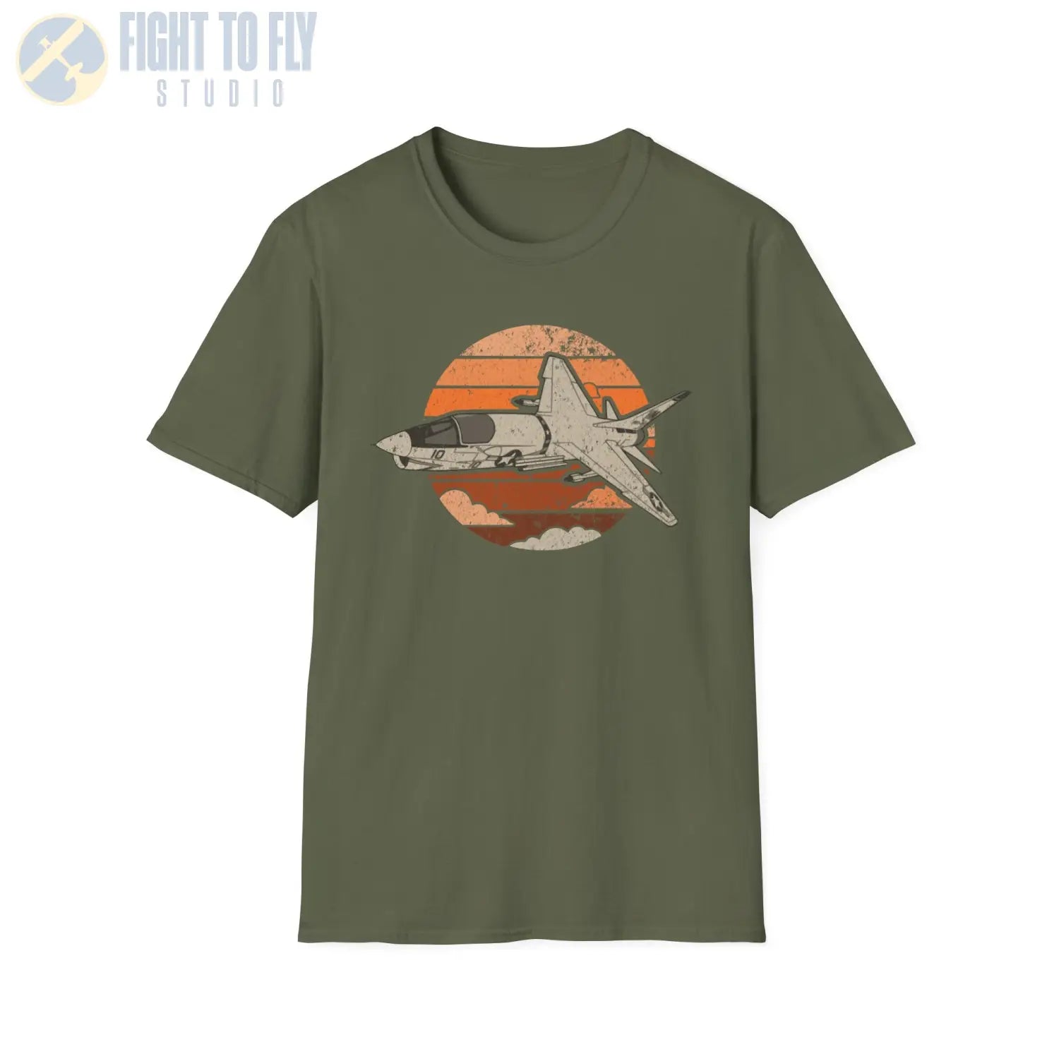 A-7 Corsair II Retro T-Shirt - Pilot gifts - WWII warbird t-shirt
