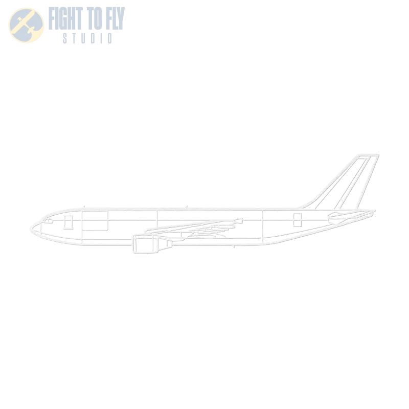 A300-600F Die Cut Metal Wall Art - Sign - Pilot gifts - WWII warbird t-shirt