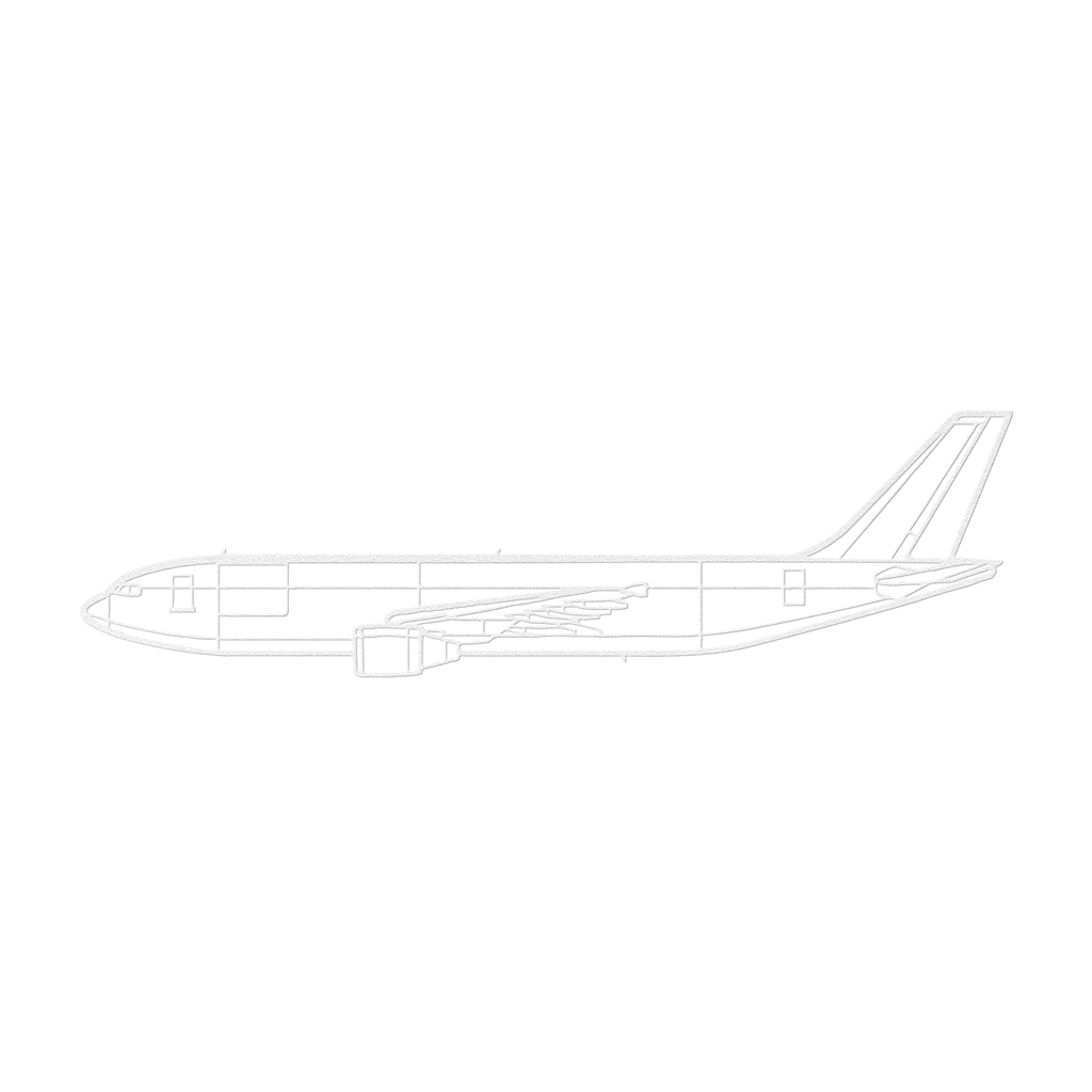 A300-600F Die Cut Metal Wall Art - Sign - Gifts for pilots - Aviation apparel