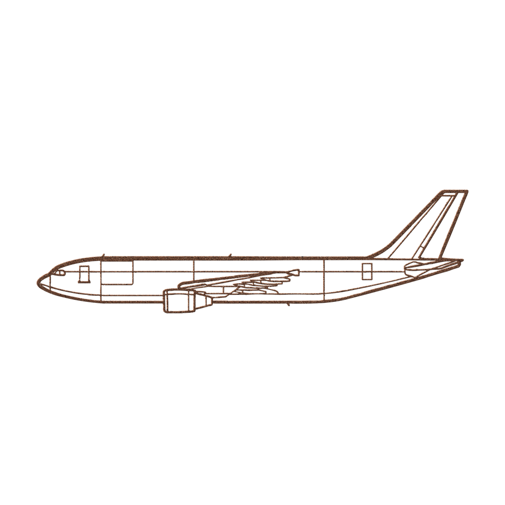 A300-600F Die Cut Metal Wall Art - Sign - Gifts for pilots - Aviation apparel