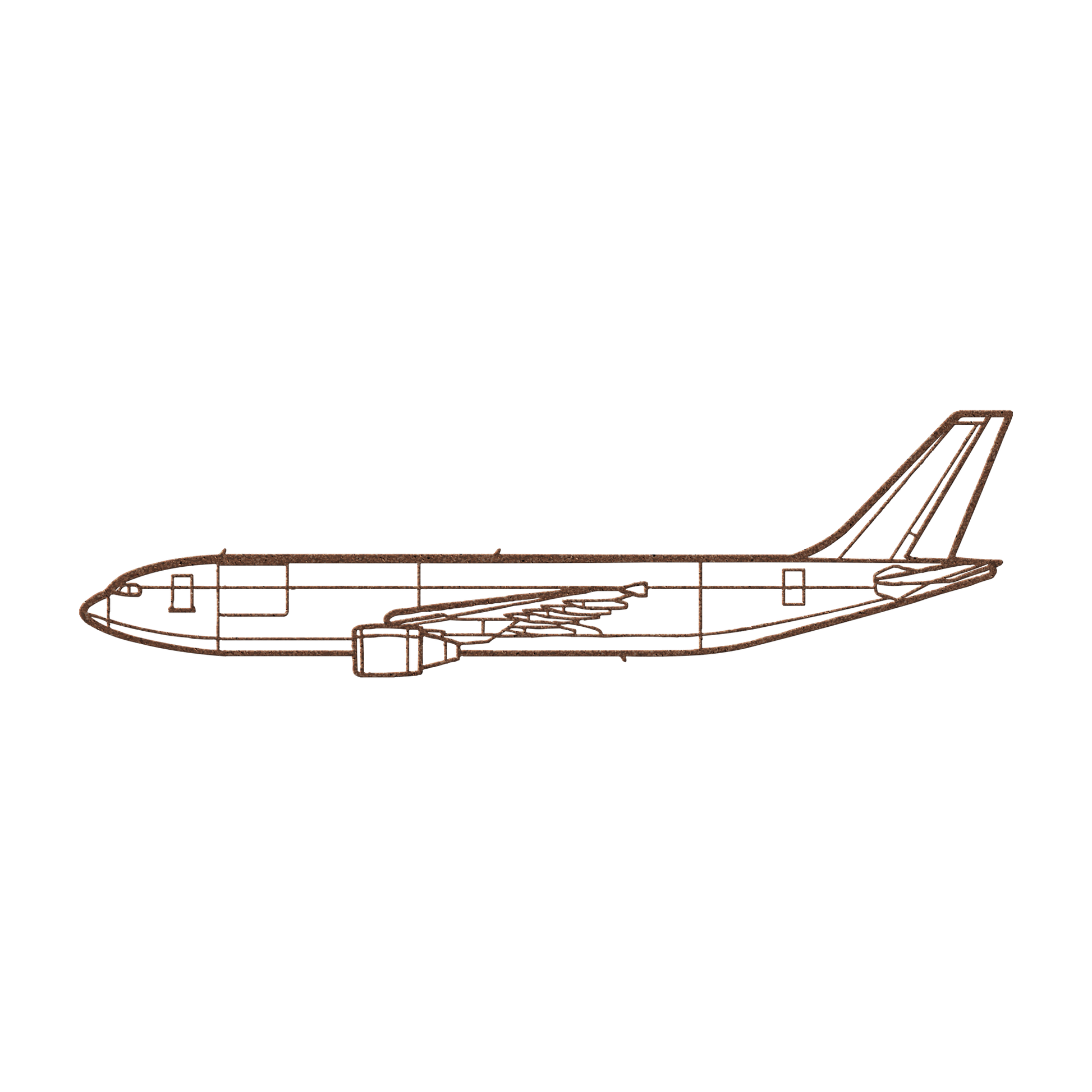 A300-600F Die Cut Metal Wall Art - Sign - Gifts for pilots - Aviation apparel