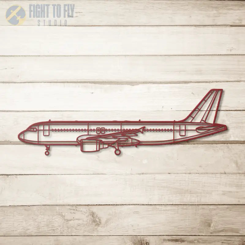A320 CFM 56 Die Cut Metal Wall Art - Sign - Pilot gifts - WWII warbird t-shirt