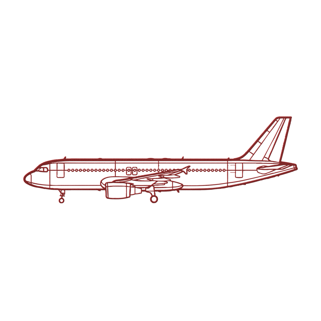 A320 CFM 56 Die Cut Metal Wall Art - Sign - Gifts for pilots - Aviation apparel