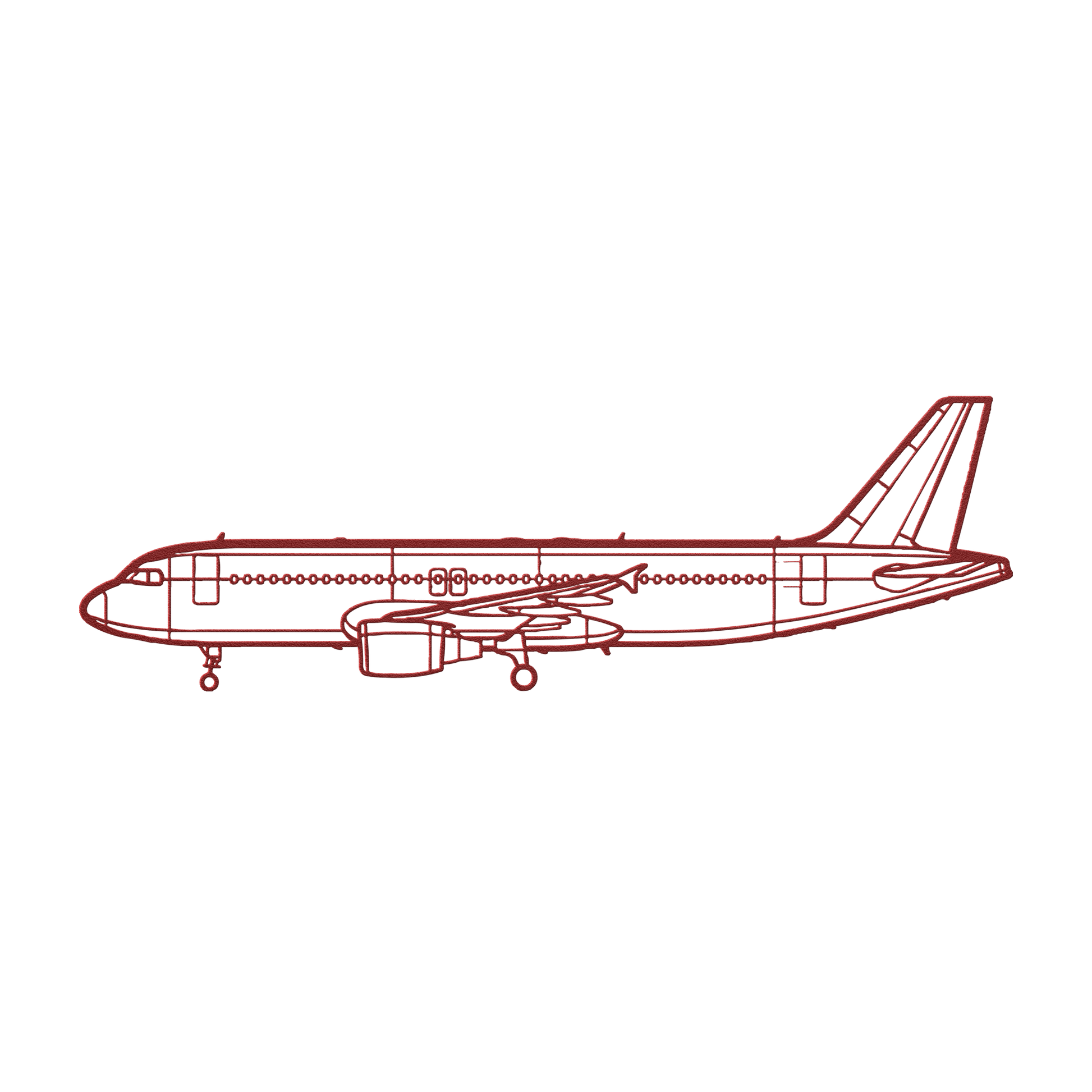 A320 CFM 56 Die Cut Metal Wall Art - Sign - Gifts for pilots - Aviation apparel
