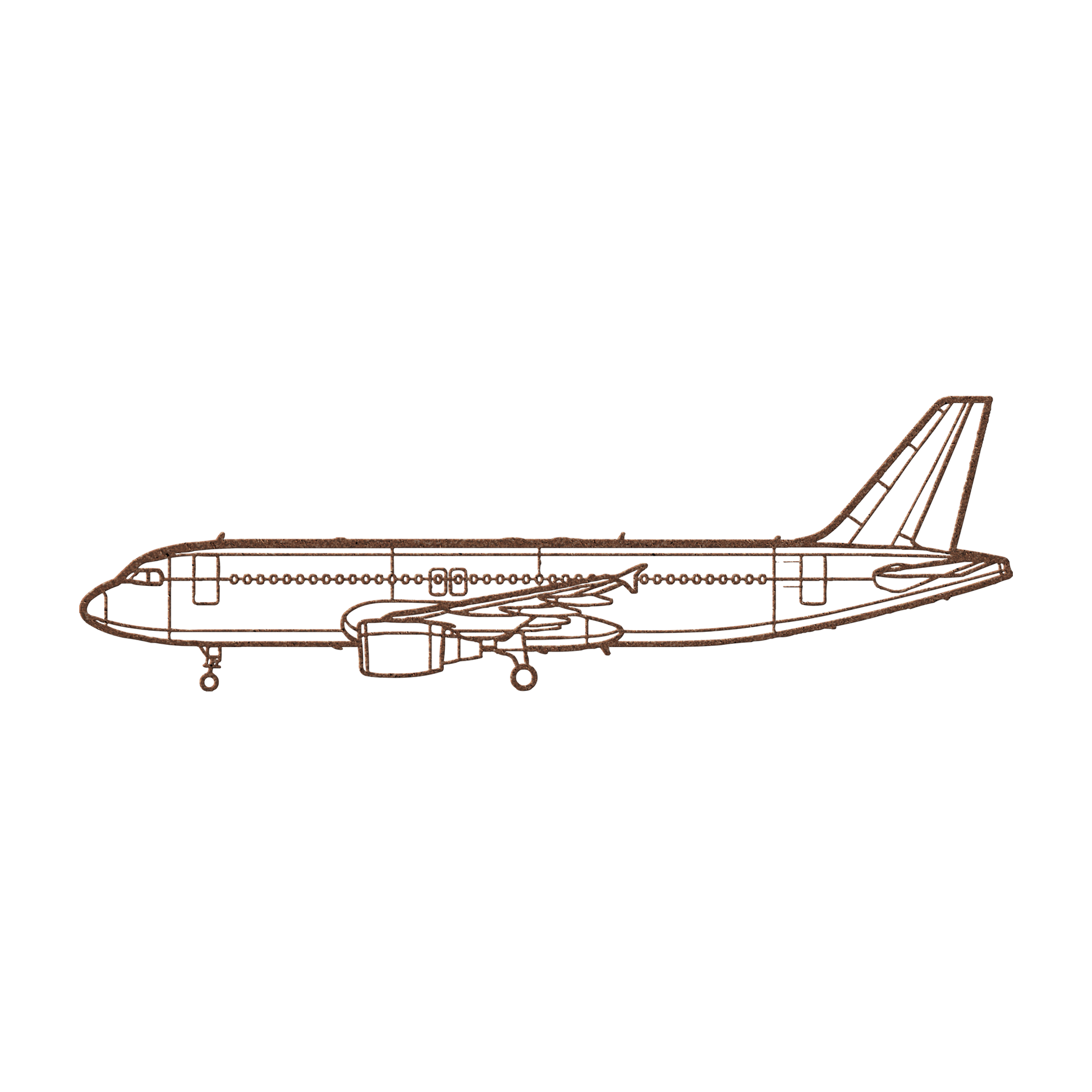 A320 CFM 56 Die Cut Metal Wall Art - Sign - Gifts for pilots - Aviation apparel