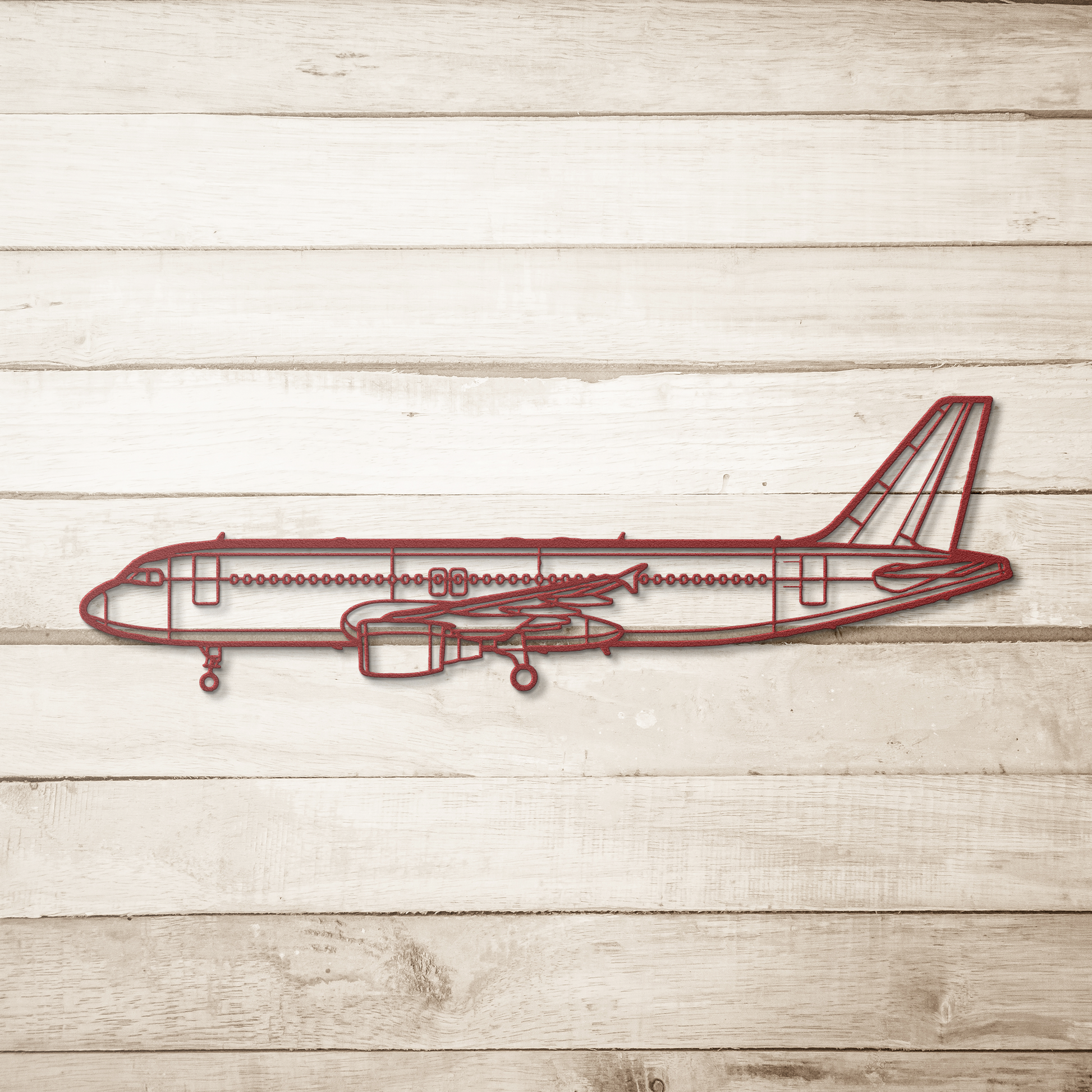 A320 CFM 56 Die Cut Metal Wall Art - Sign - Gifts for pilots - Aviation apparel