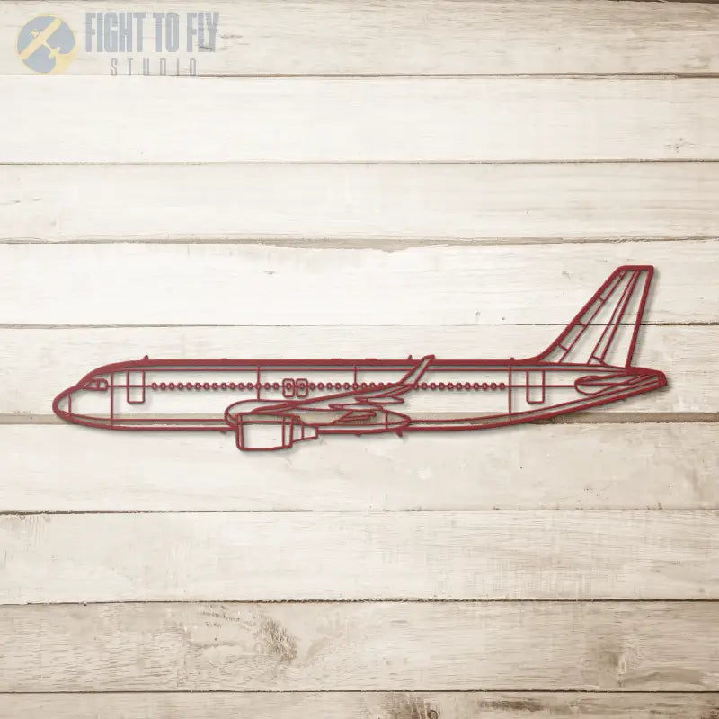A320 Die Cut Metal Wall Art - Sign - Pilot gifts - WWII warbird t-shirt