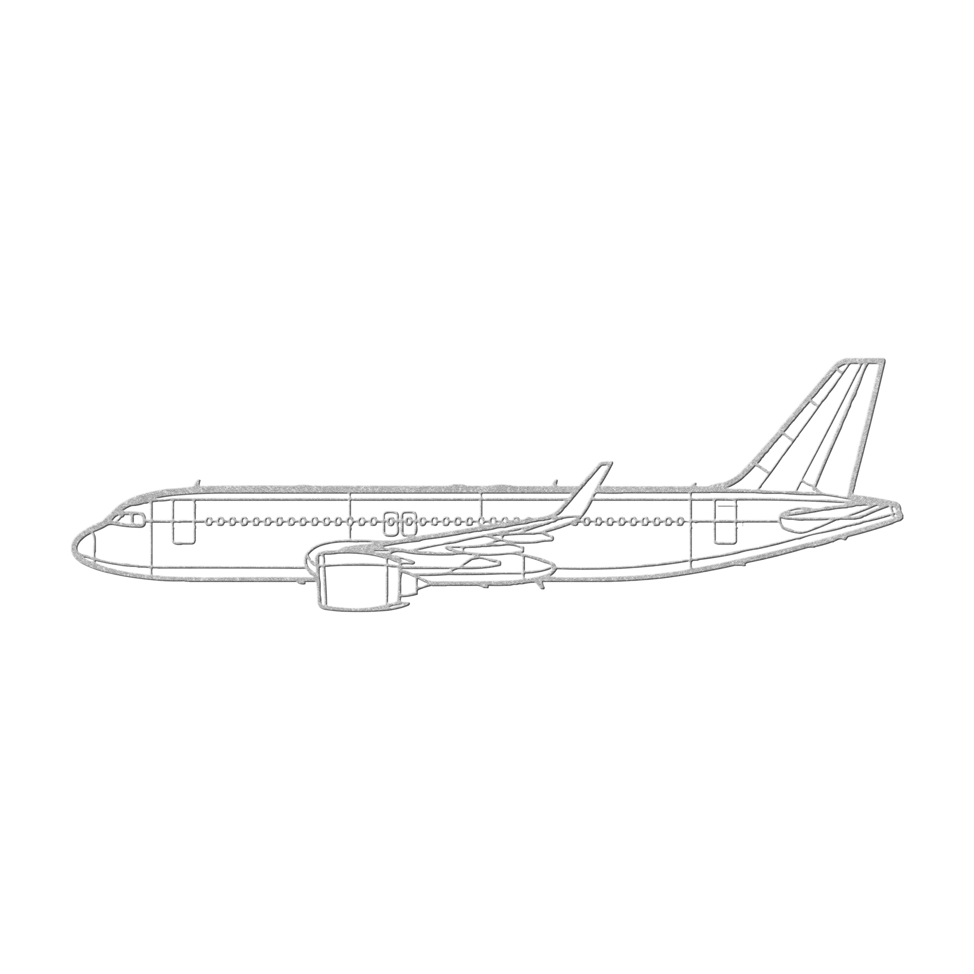A320 NEO Die Cut Metal Wall Art - Sign - Gifts for pilots - Aviation apparel