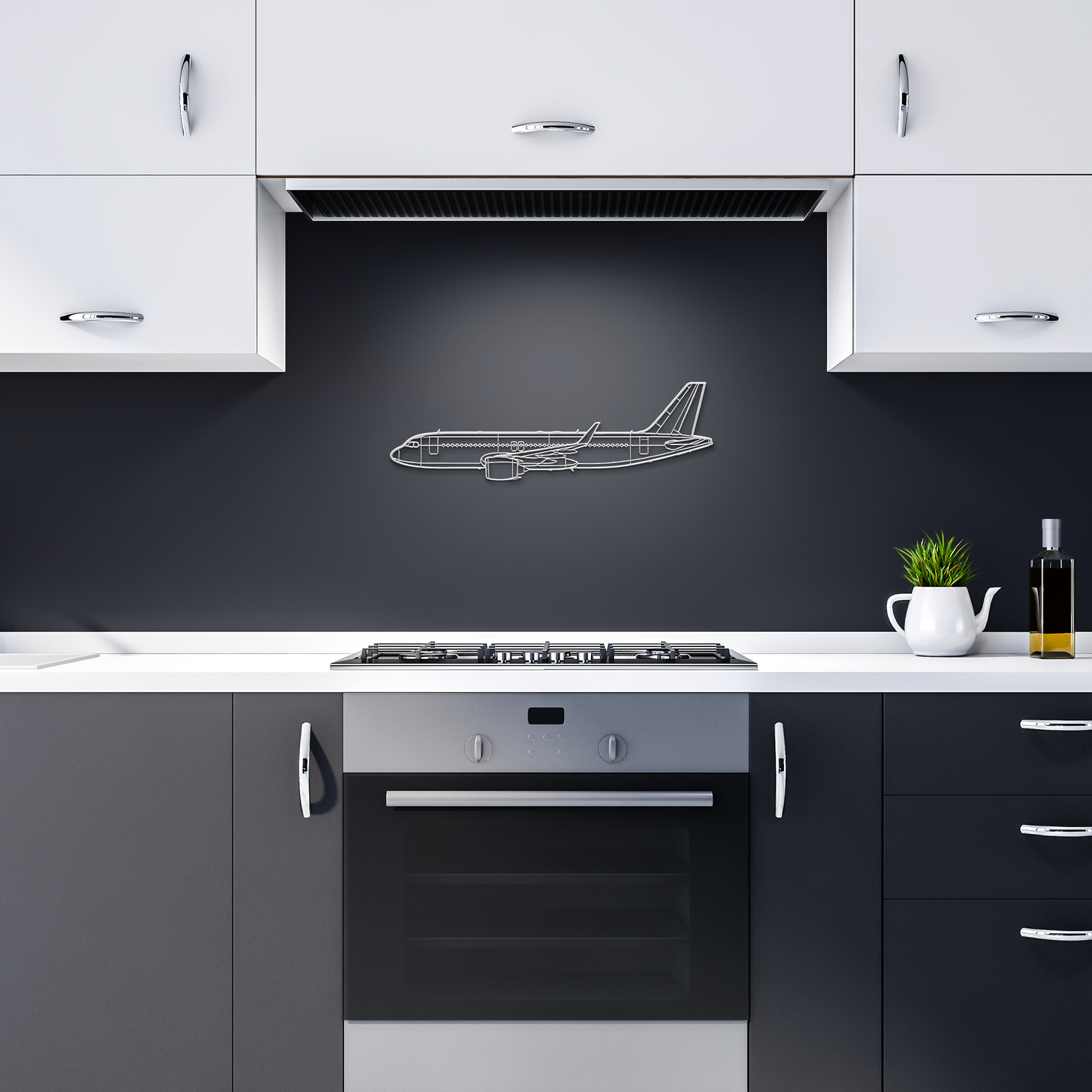A320 NEO Die Cut Metal Wall Art - Sign - Gifts for pilots - Aviation apparel