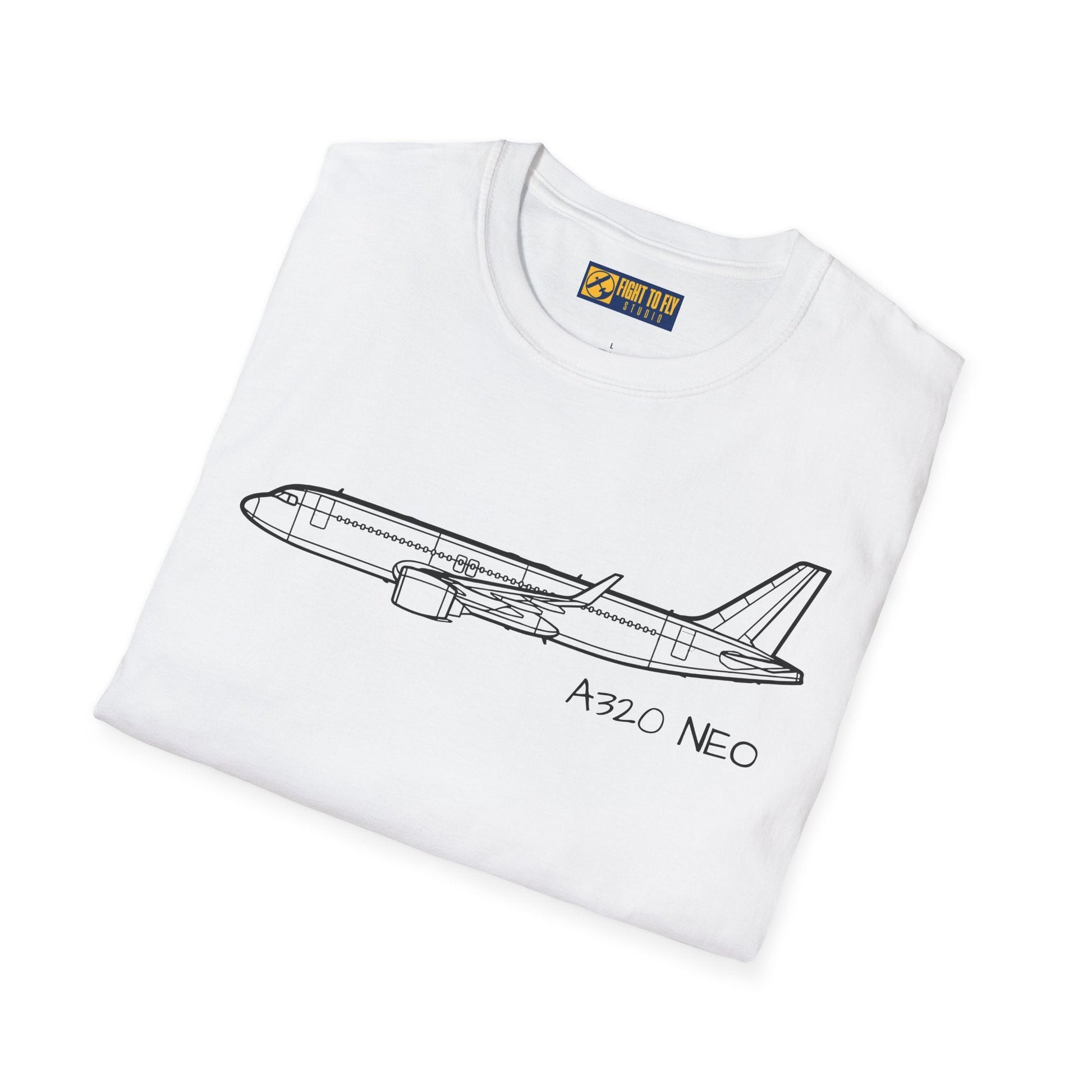 A320 NEO T-Shirt – Airbus A320neo Fuel-Efficient Jetliner Aviation Tee - Gifts for pilots - apparel