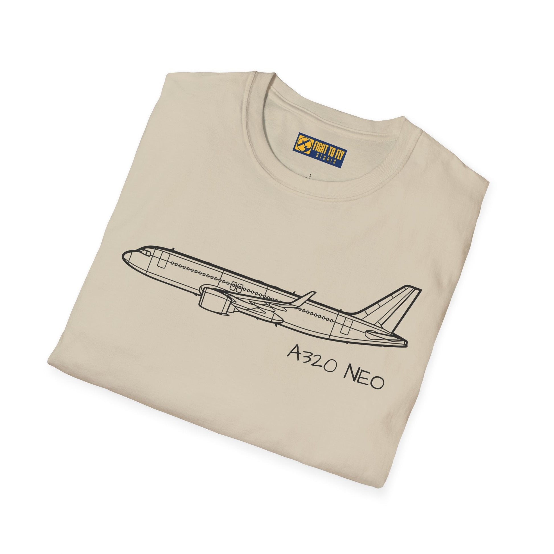 A320 NEO T-Shirt – Airbus A320neo Fuel-Efficient Jetliner Aviation Tee - Gifts for pilots - apparel