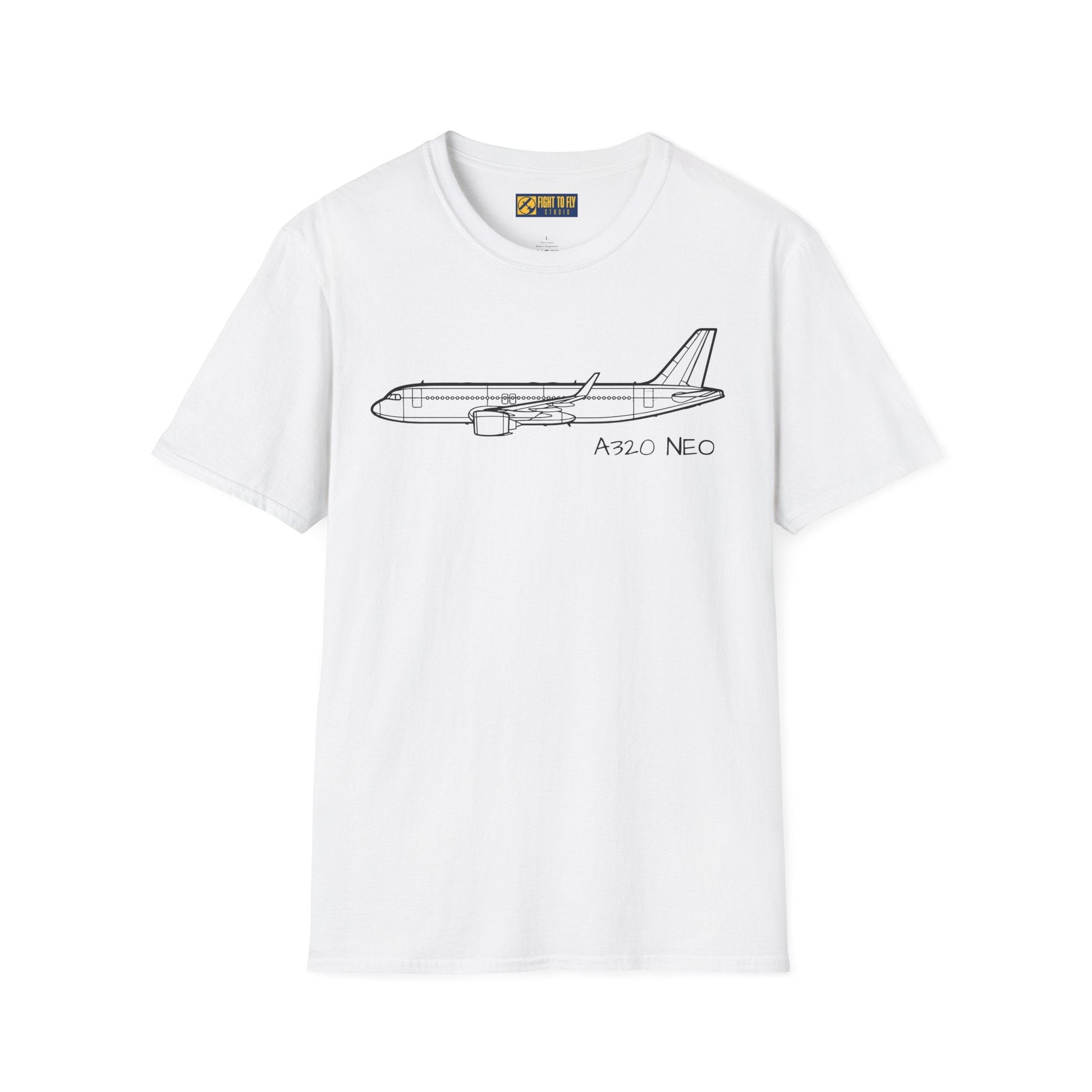 A320 NEO T-Shirt – Airbus A320neo Fuel-Efficient Jetliner Aviation Tee - Gifts for pilots - apparel