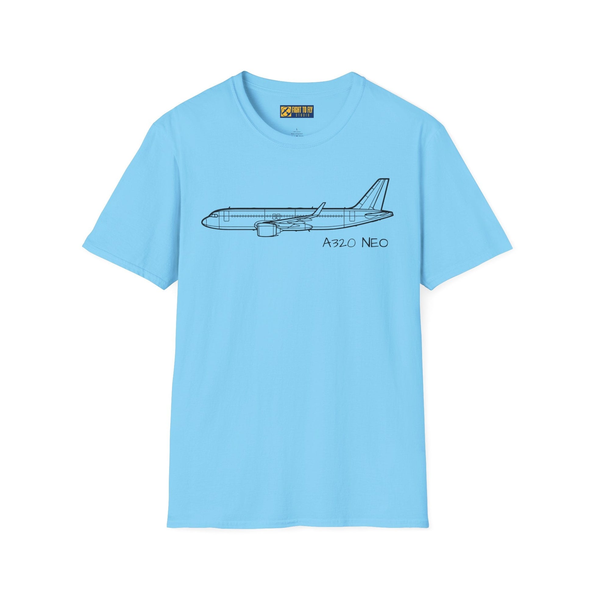 A320 NEO T-Shirt – Airbus A320neo Fuel-Efficient Jetliner Aviation Tee - Gifts for pilots - apparel