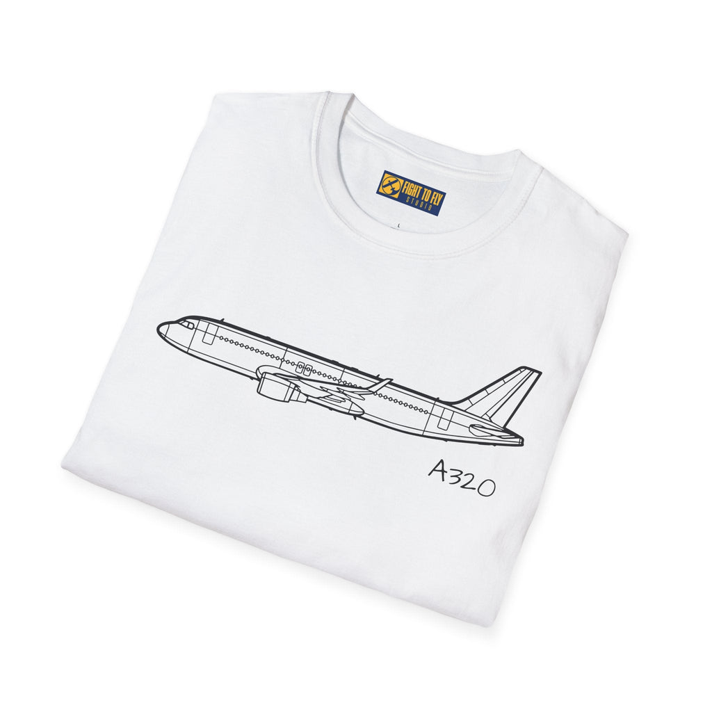 A320 T-Shirt – Airbus Short-Haul Jetliner Aviation Tee - Gifts for pilots - apparel