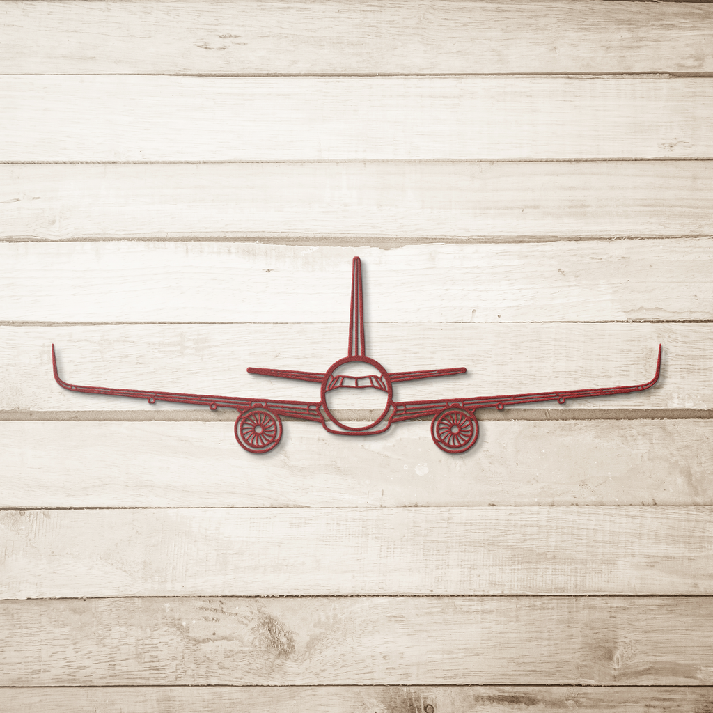A321 Front View Die Cut Metal Wall Art - Sign - Gifts for pilots - Aviation apparel