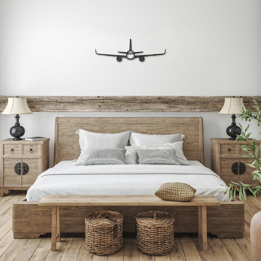 A321 Front View Die Cut Metal Wall Art - Sign - Gifts for pilots - Aviation apparel