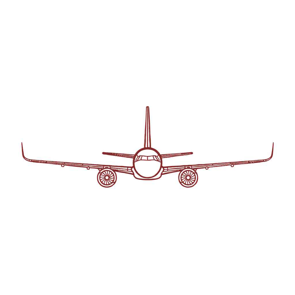 A321 Front View Die Cut Metal Wall Art - Sign - Gifts for pilots - Aviation apparel