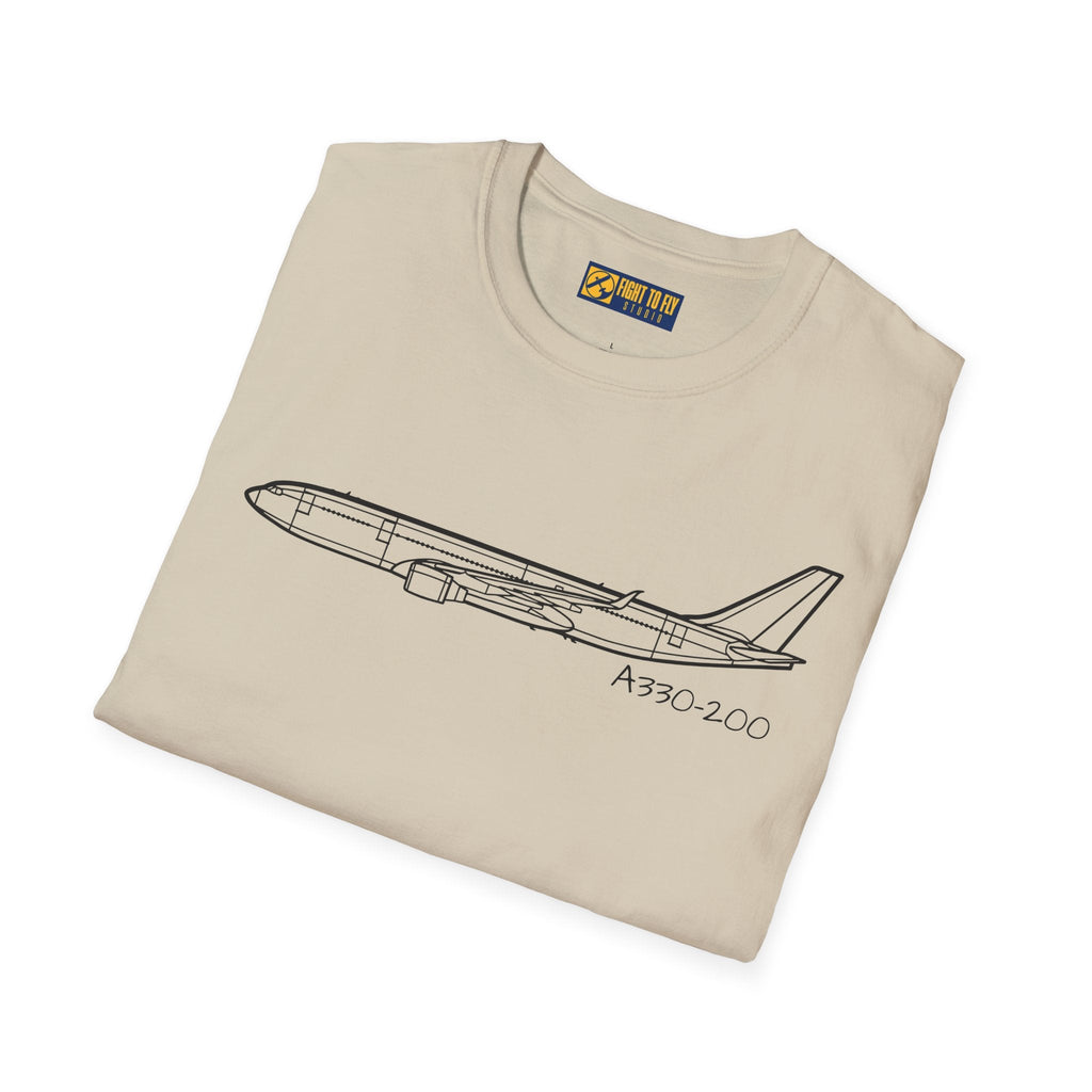 A330-200 T-Shirt – Airbus Long-Range Jet Aviation Tee - Gifts for pilots - apparel