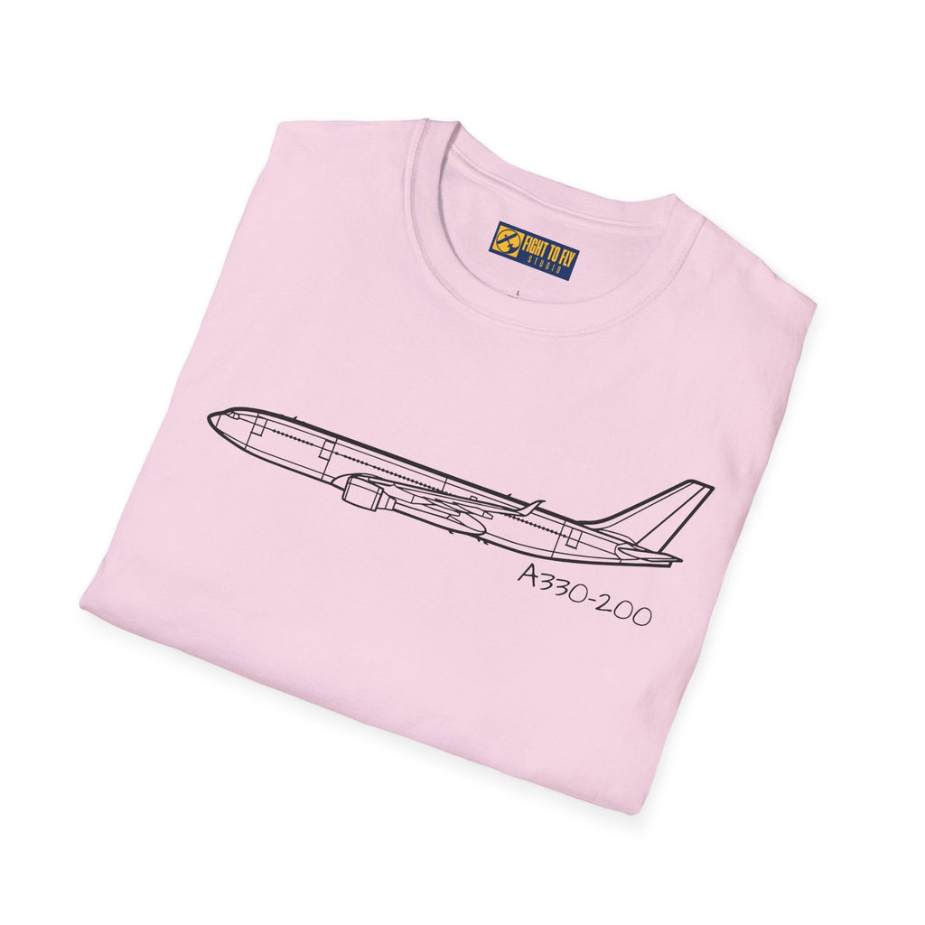 A330-200 T-Shirt – Airbus Long-Range Jet Aviation Tee - Gifts for pilots - apparel