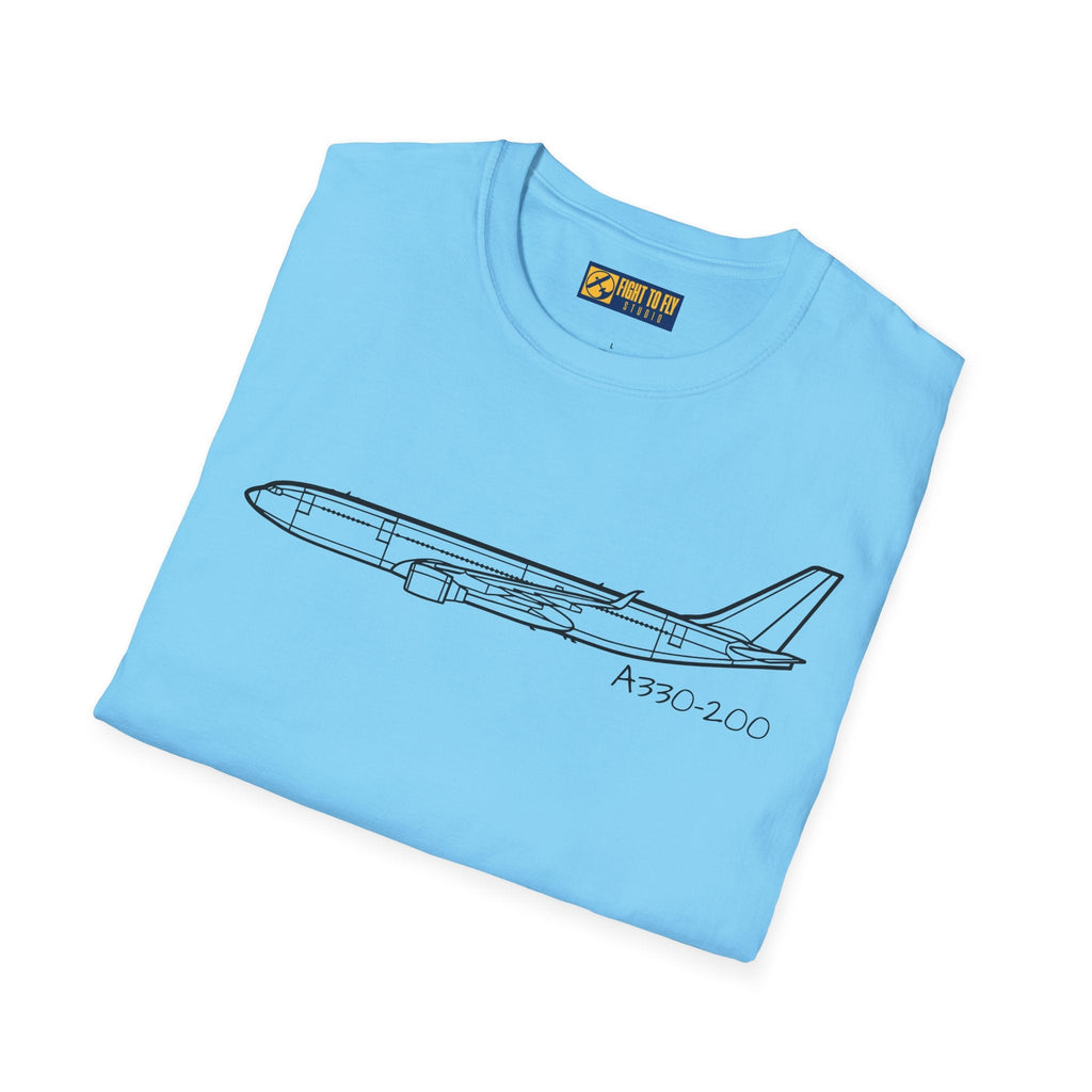 A330-200 T-Shirt – Airbus Long-Range Jet Aviation Tee - Gifts for pilots - apparel