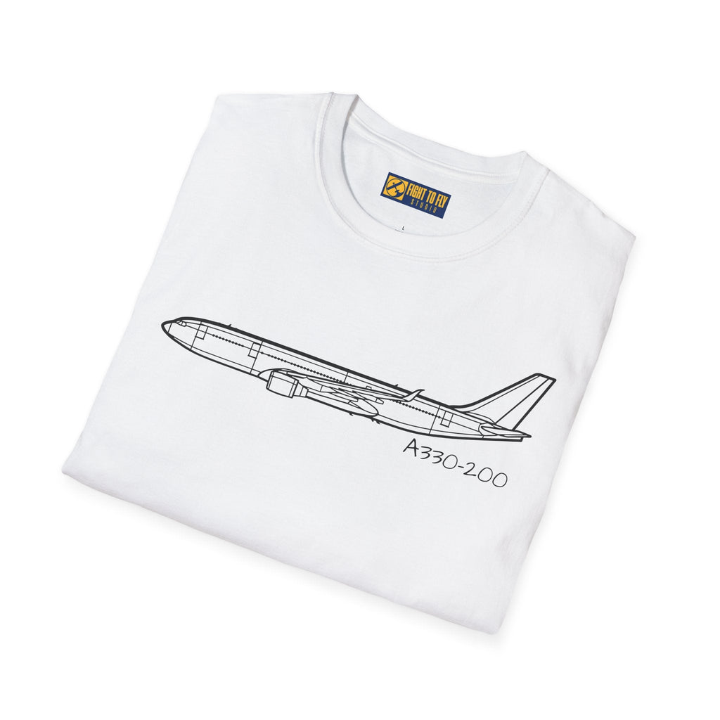 A330-200 T-Shirt – Airbus Long-Range Jet Aviation Tee - Gifts for pilots - apparel