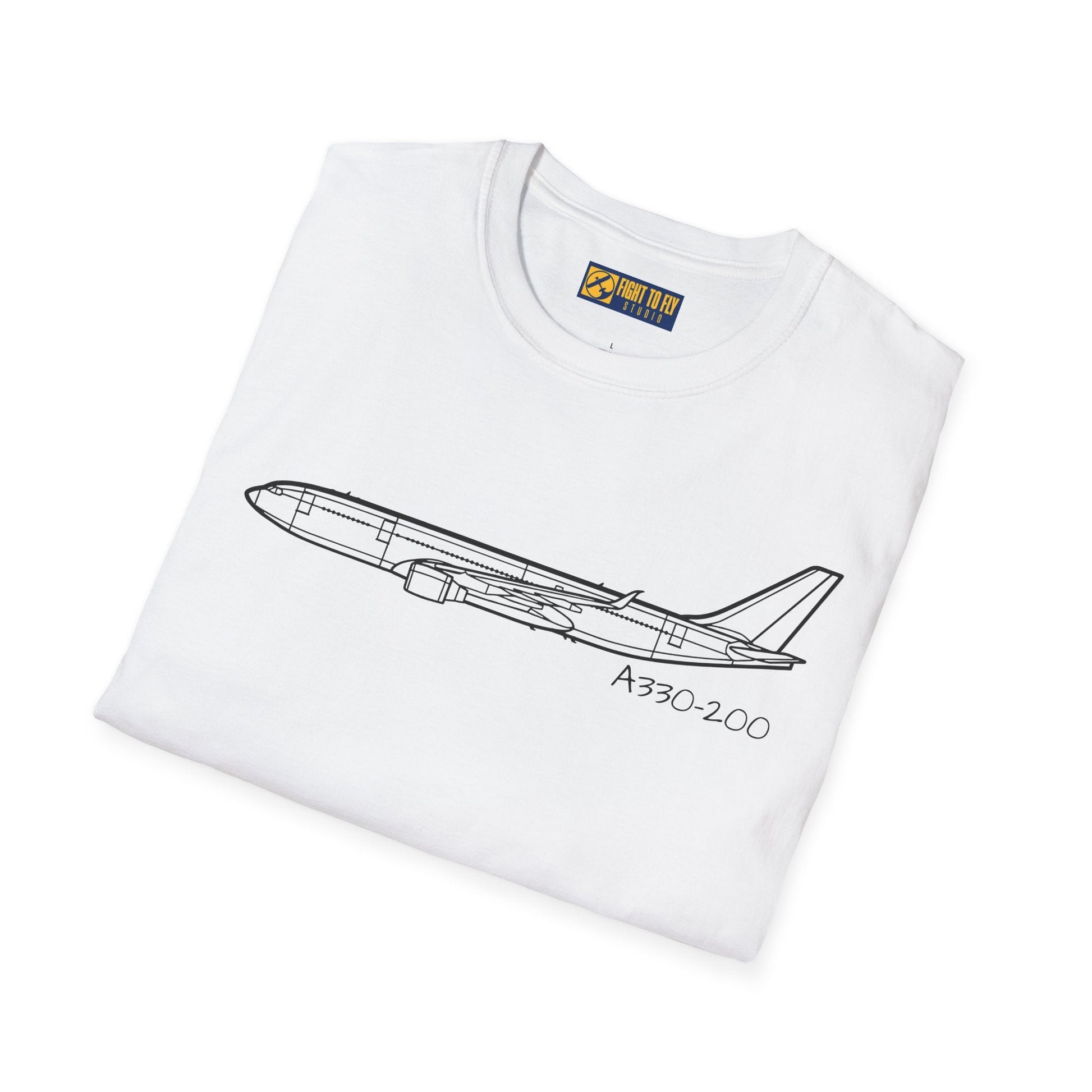 A330-200 T-Shirt – Airbus Long-Range Jet Aviation Tee - Gifts for pilots - apparel