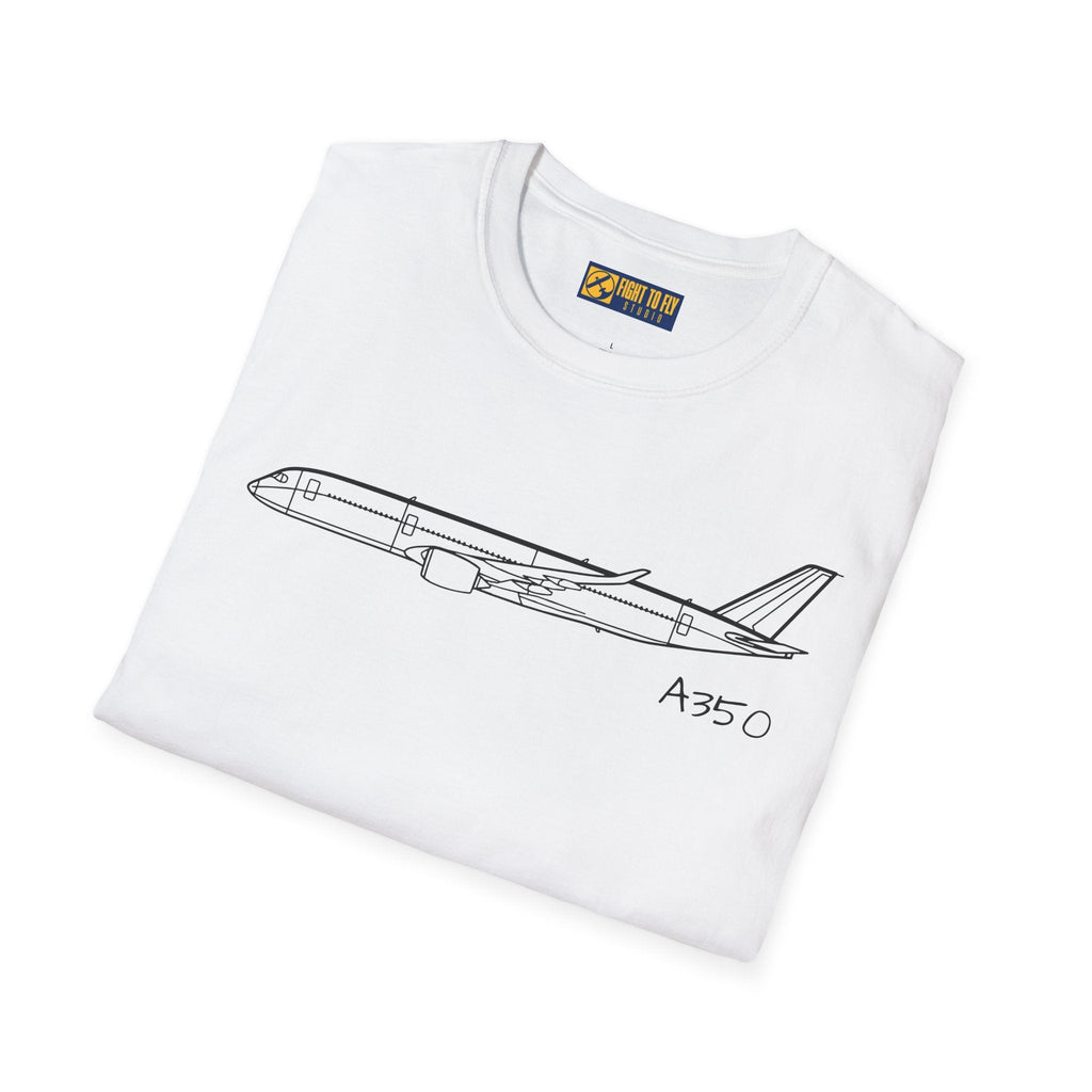 A350 T-Shirt – Airbus Next-Generation Widebody Jet Aviation Tee - Gifts for pilots - apparel