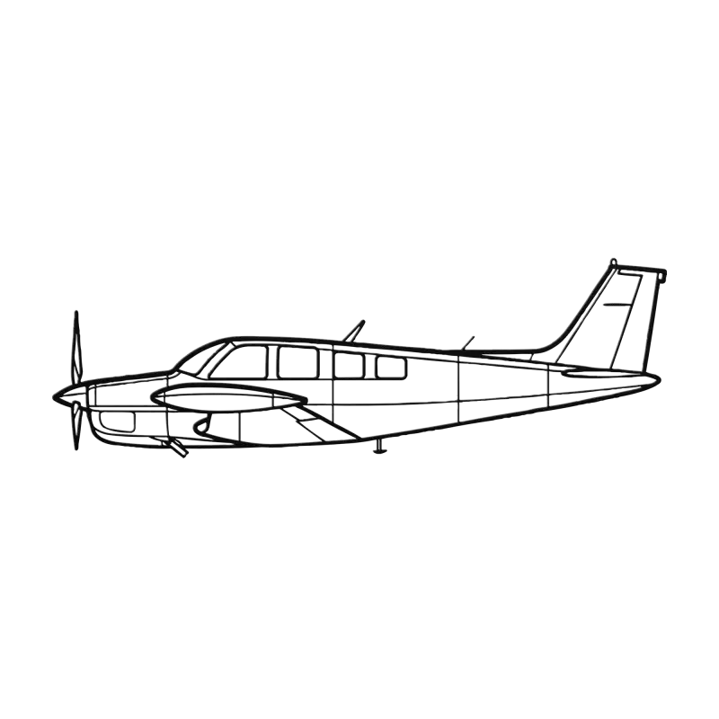 A36TC Die Cut Metal Wall Art - Sign - Pilot gifts - WWII warbird t-shirt