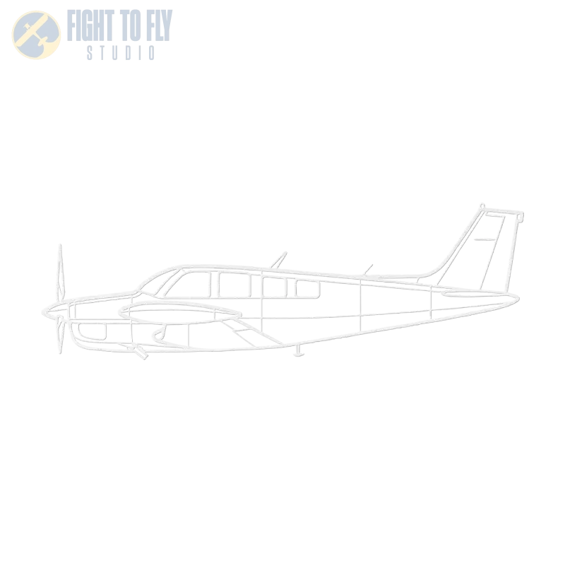 A36TC Die Cut Metal Wall Art - Sign - Pilot gifts - WWII warbird t-shirt