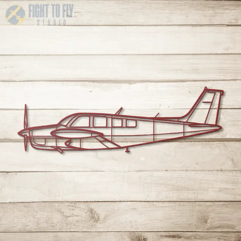 A36TC Die Cut Metal Wall Art - Sign - Pilot gifts - WWII warbird t-shirt