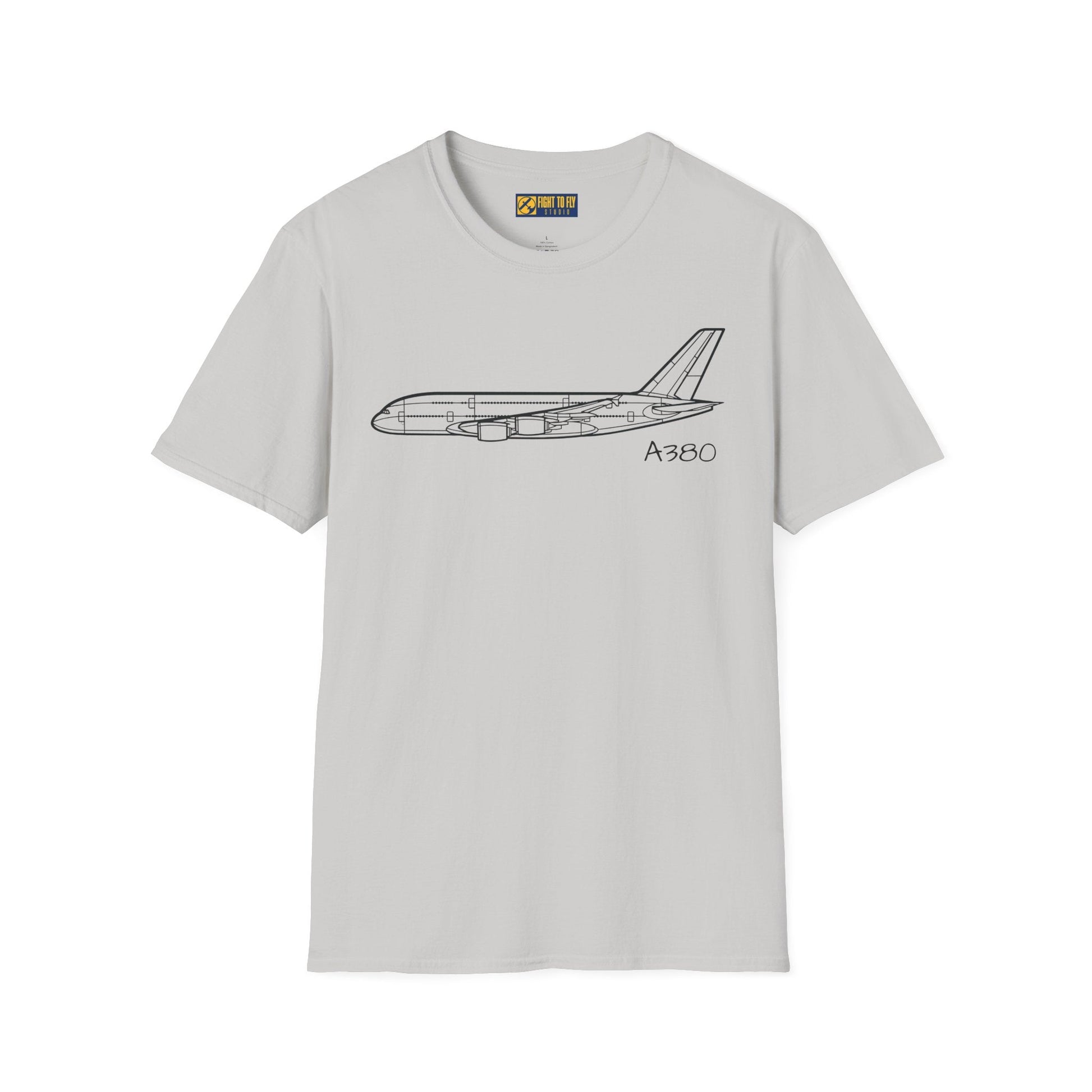 A380 T-Shirt – Airbus Super Jumbo Jet Aviation Tee - Gifts for pilots - apparel