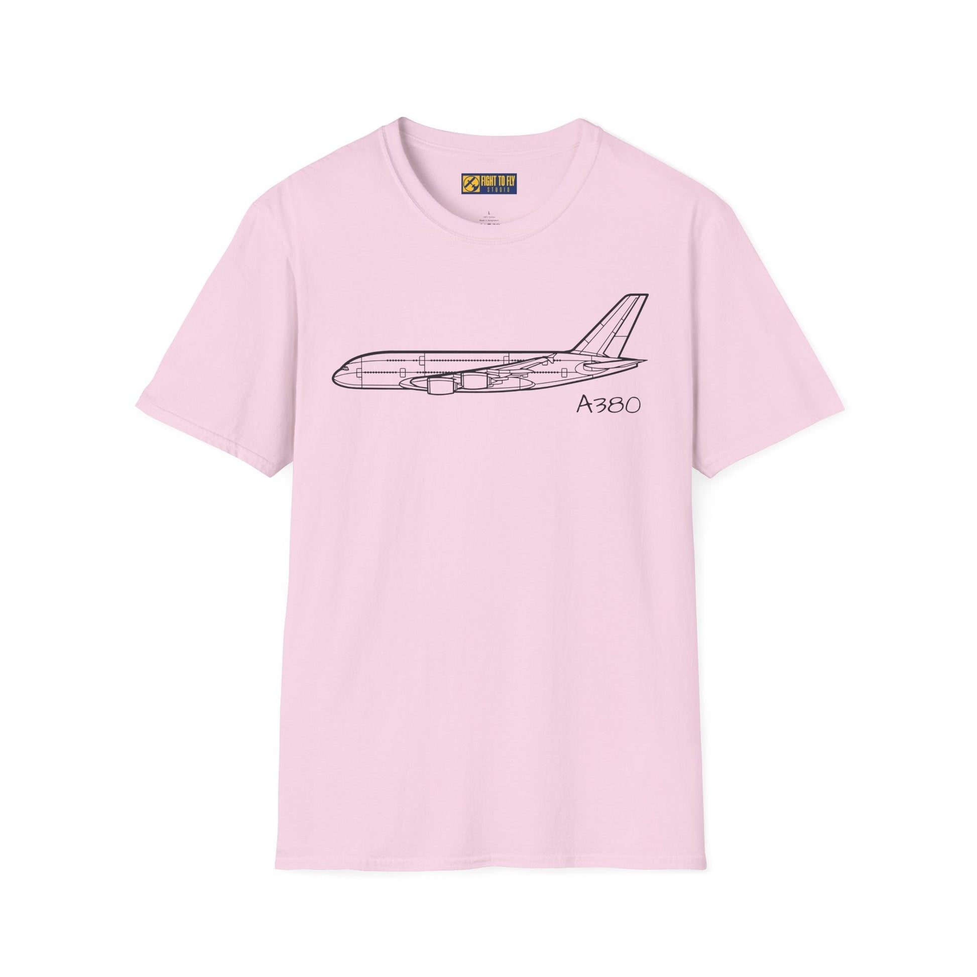A380 T-Shirt – Airbus Super Jumbo Jet Aviation Tee - Gifts for pilots - apparel