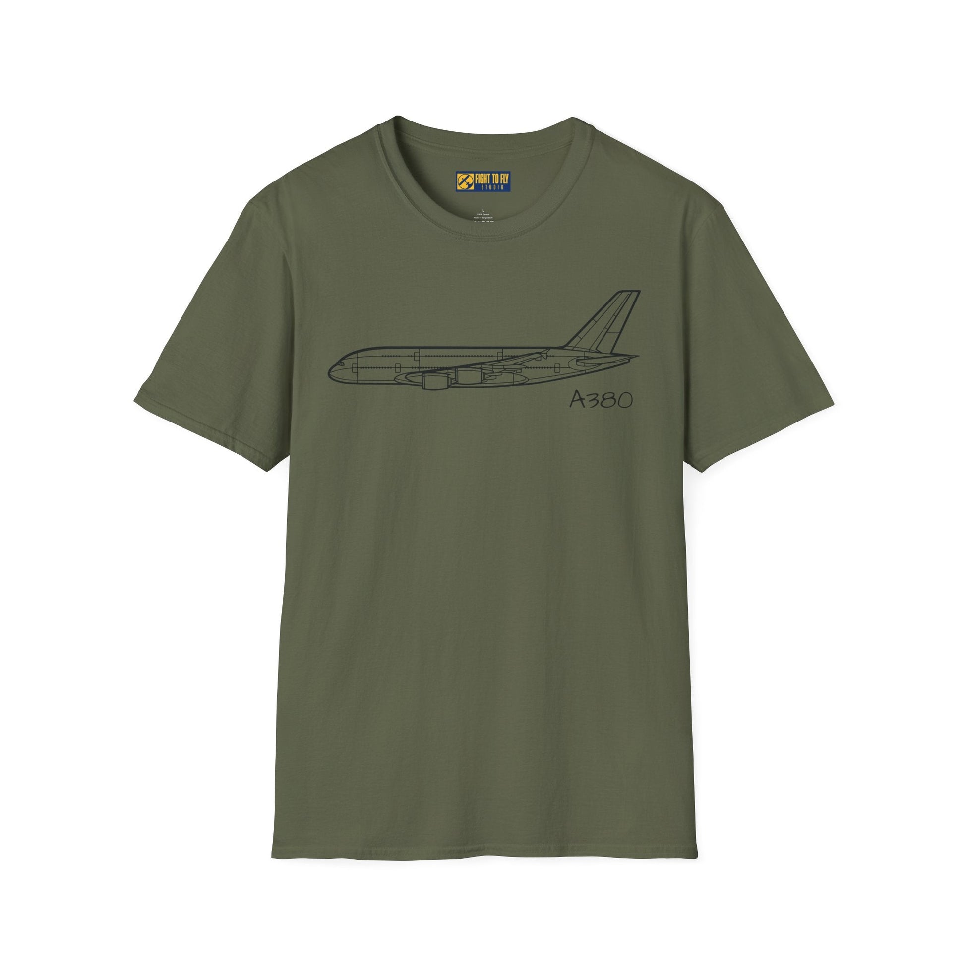 A380 T-Shirt – Airbus Super Jumbo Jet Aviation Tee - Gifts for pilots - apparel