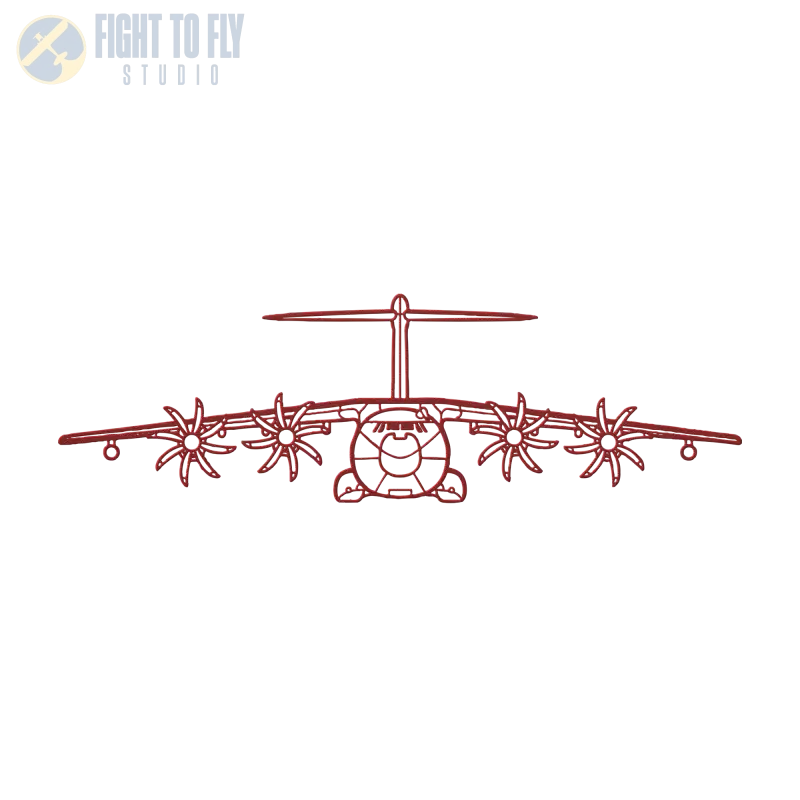 A400M Air Lifter Die Cut Metal Wall Art - Sign - Pilot gifts - WWII warbird t-shirt