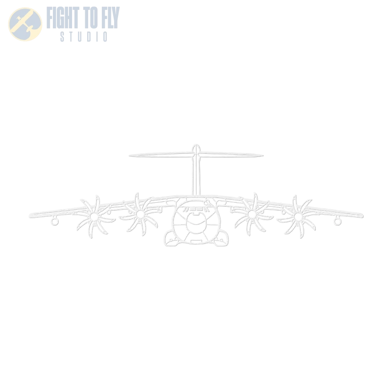 A400M Air Lifter Die Cut Metal Wall Art - Sign - Pilot gifts - WWII warbird t-shirt