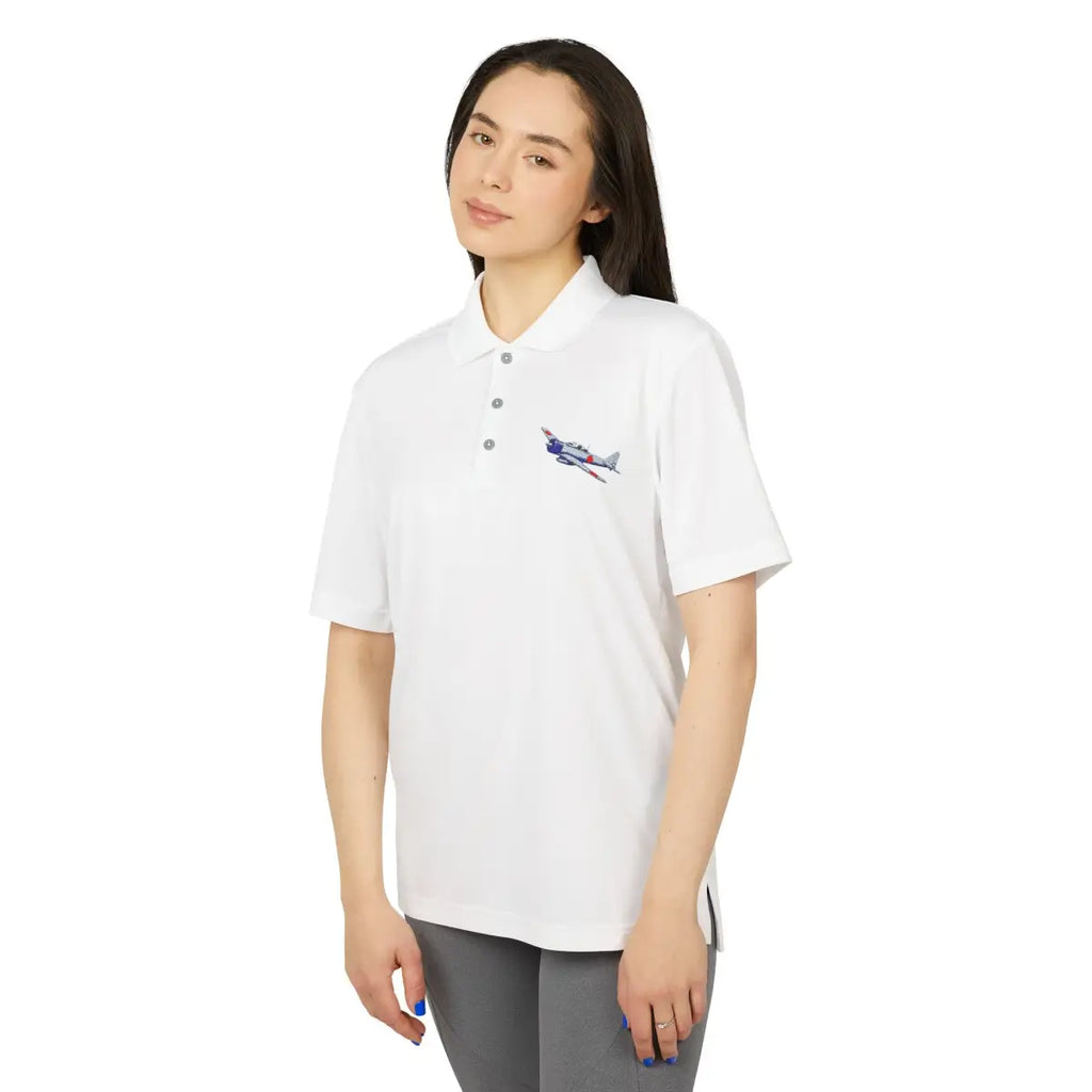 A6M Zero Performance Polo - T-Shirt - Gifts for pilots - Aviation apparel