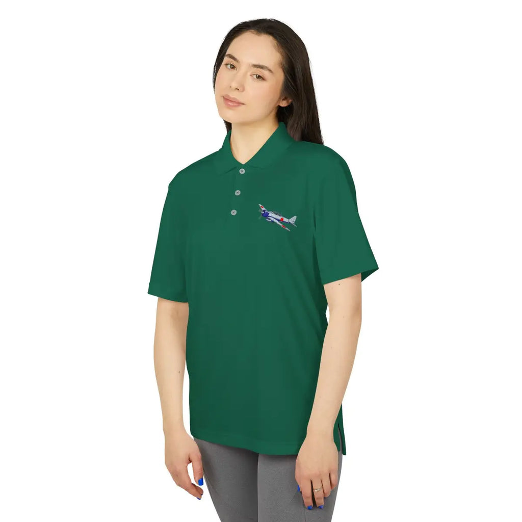 A6M Zero Performance Polo - T-Shirt - Gifts for pilots - Aviation apparel